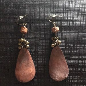 Wood earrings